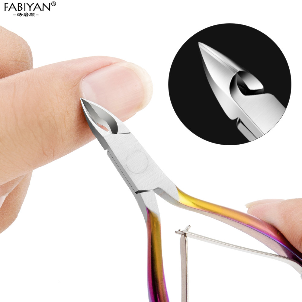 Stainless Steel Cuticle Nipper - Nail Art Rainbow ulasan dan harga