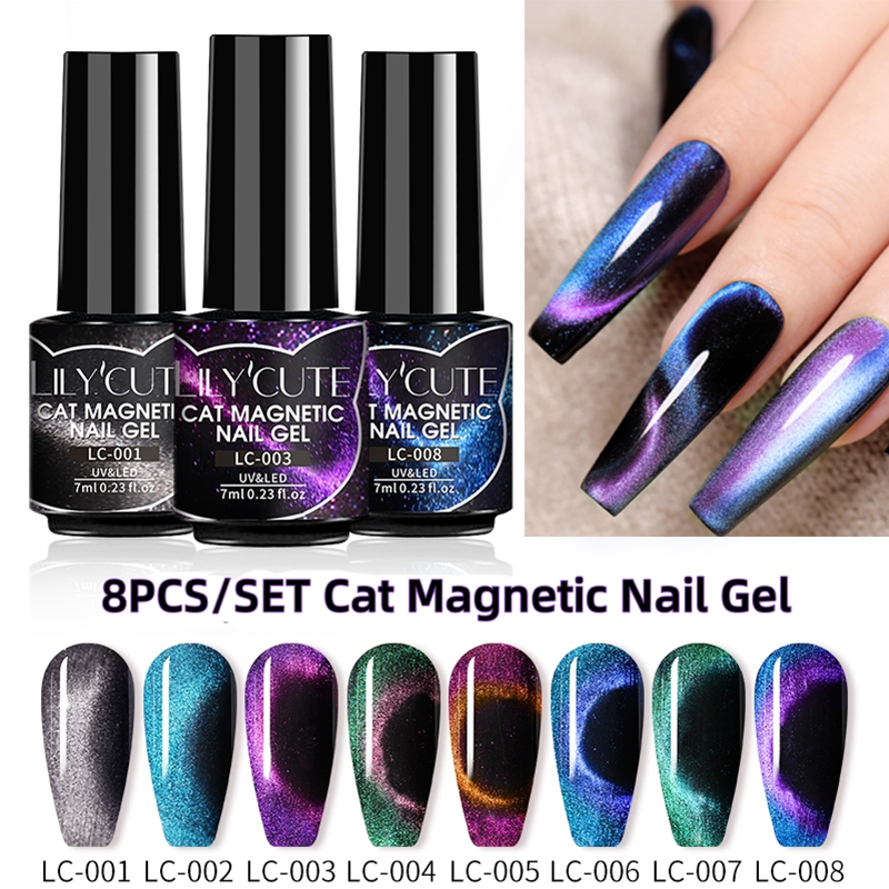 LILYCUTE 7ML 9D Starry Rainbow - Nail Art Rainbow ulasan dan harga