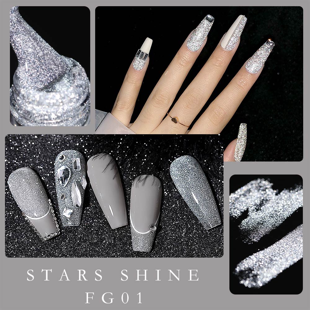 Canni Reflective Gel Bright Ef - Nail Art Rainbow ulasan dan harga